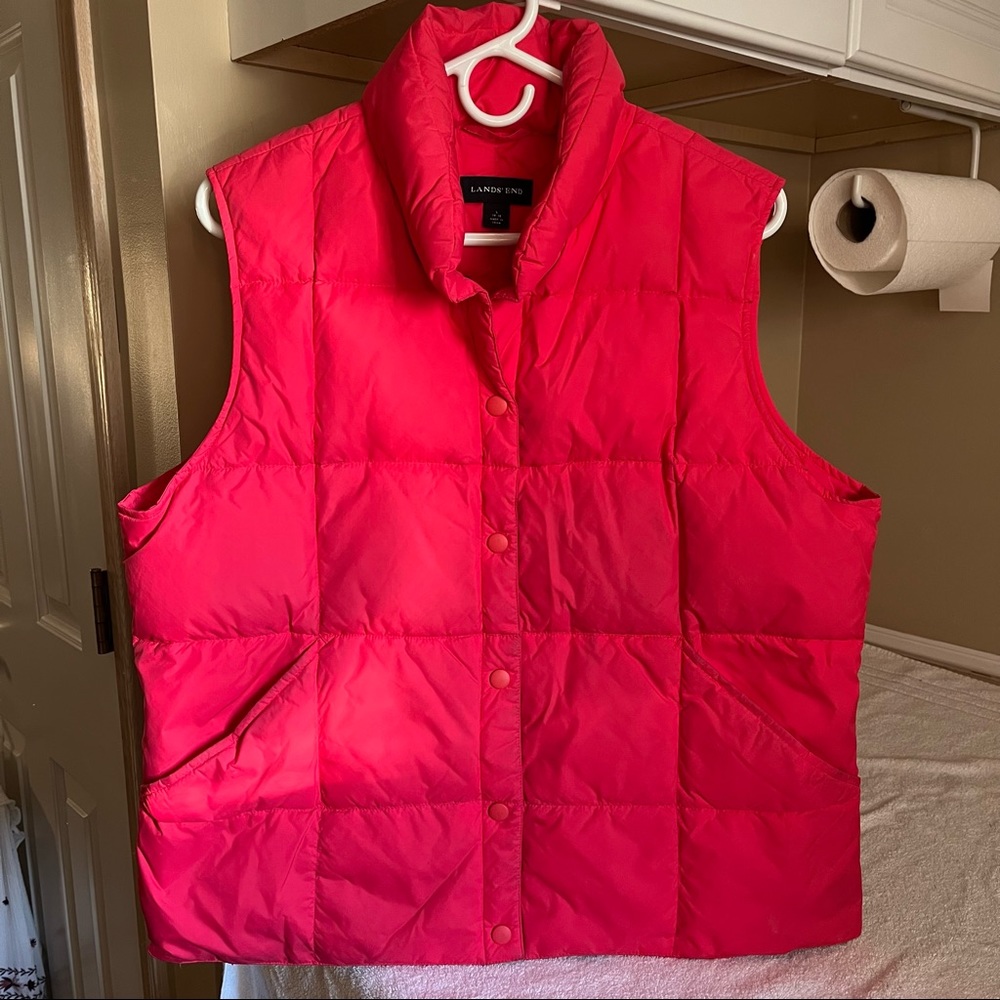 Land’s End womens puffer vest